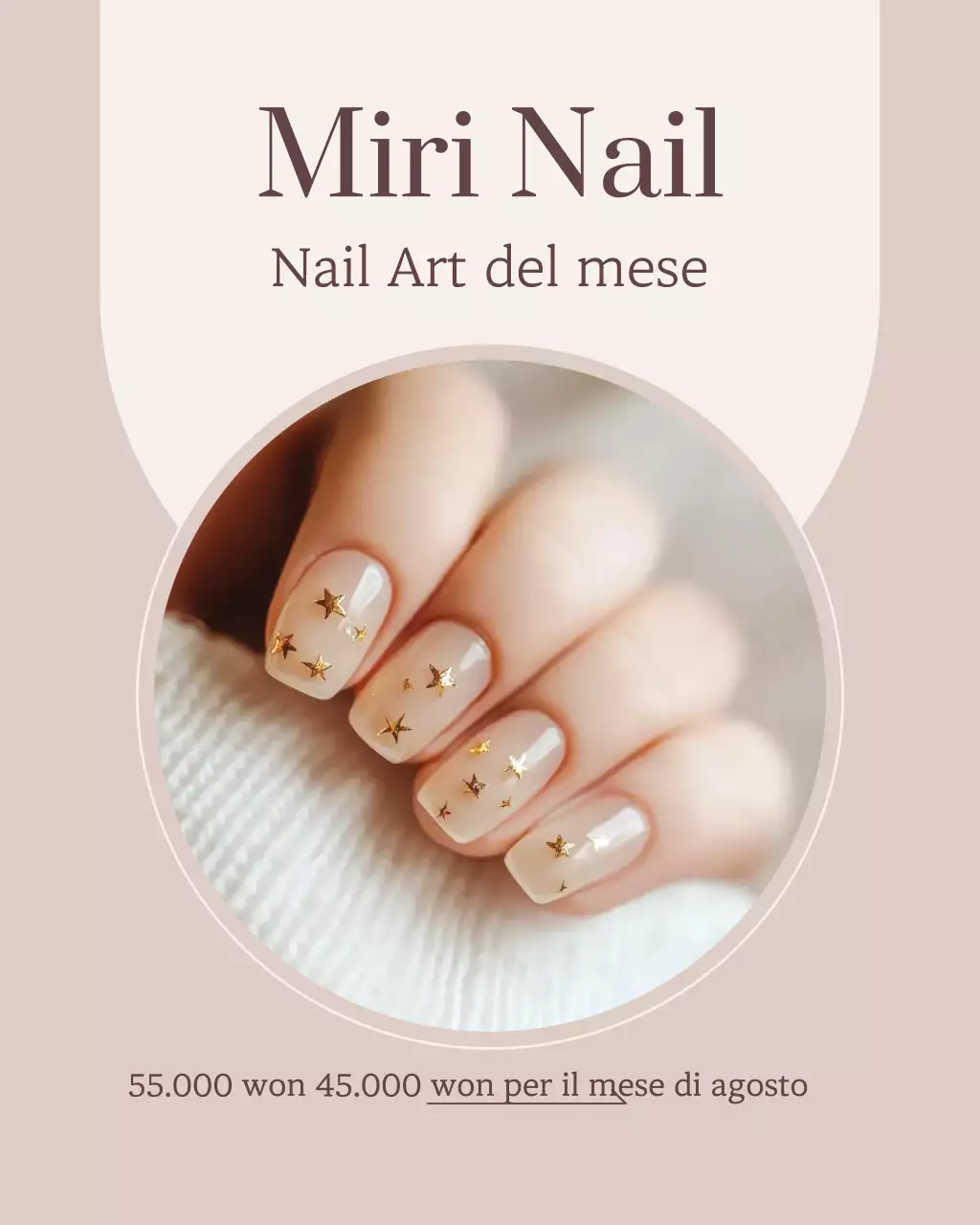 Promozione Nail Art Moderna Marrone