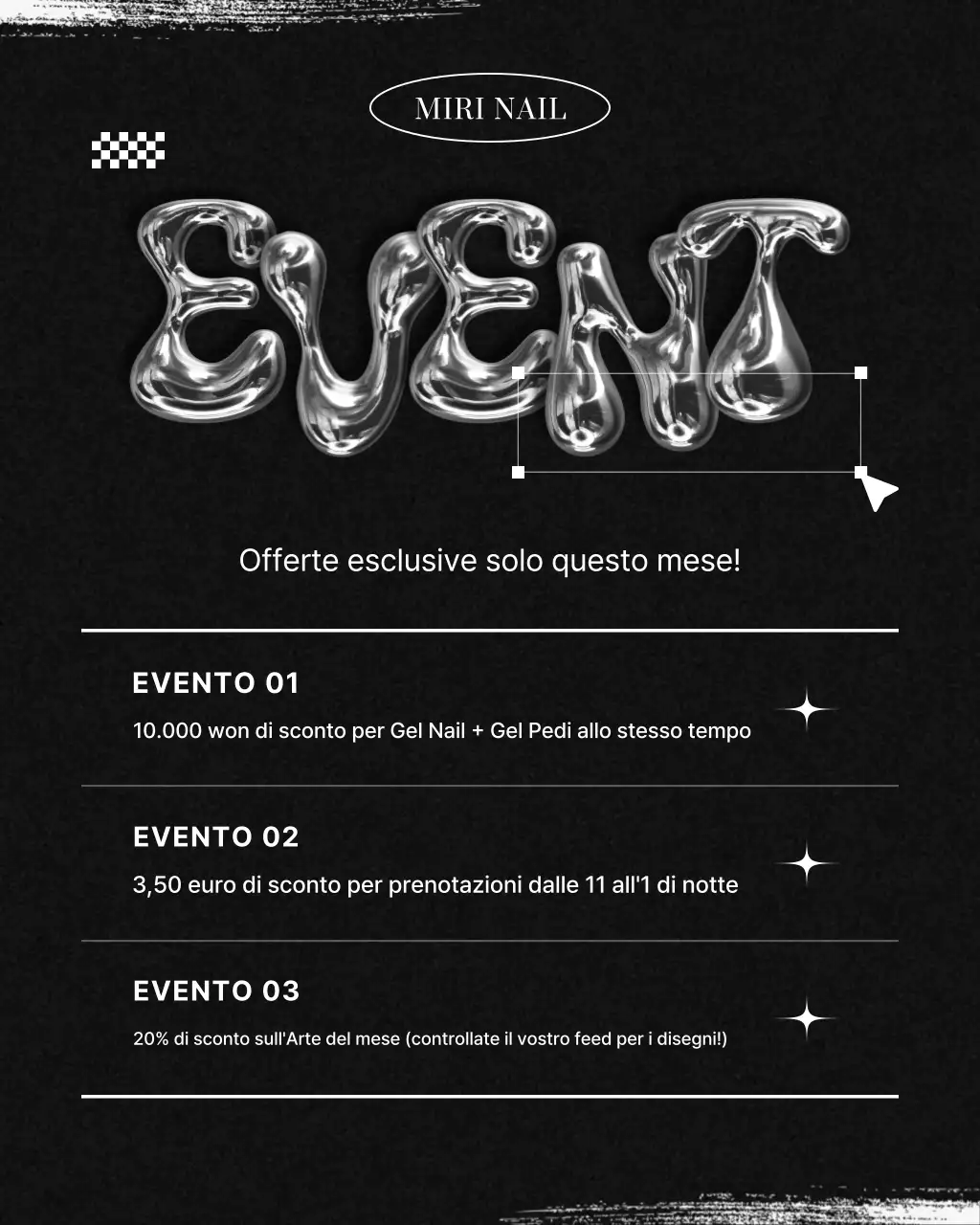 Evento Black Modern Beauty