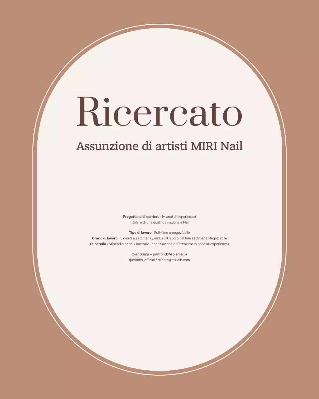 Promozione Nail Art Moderna Marrone