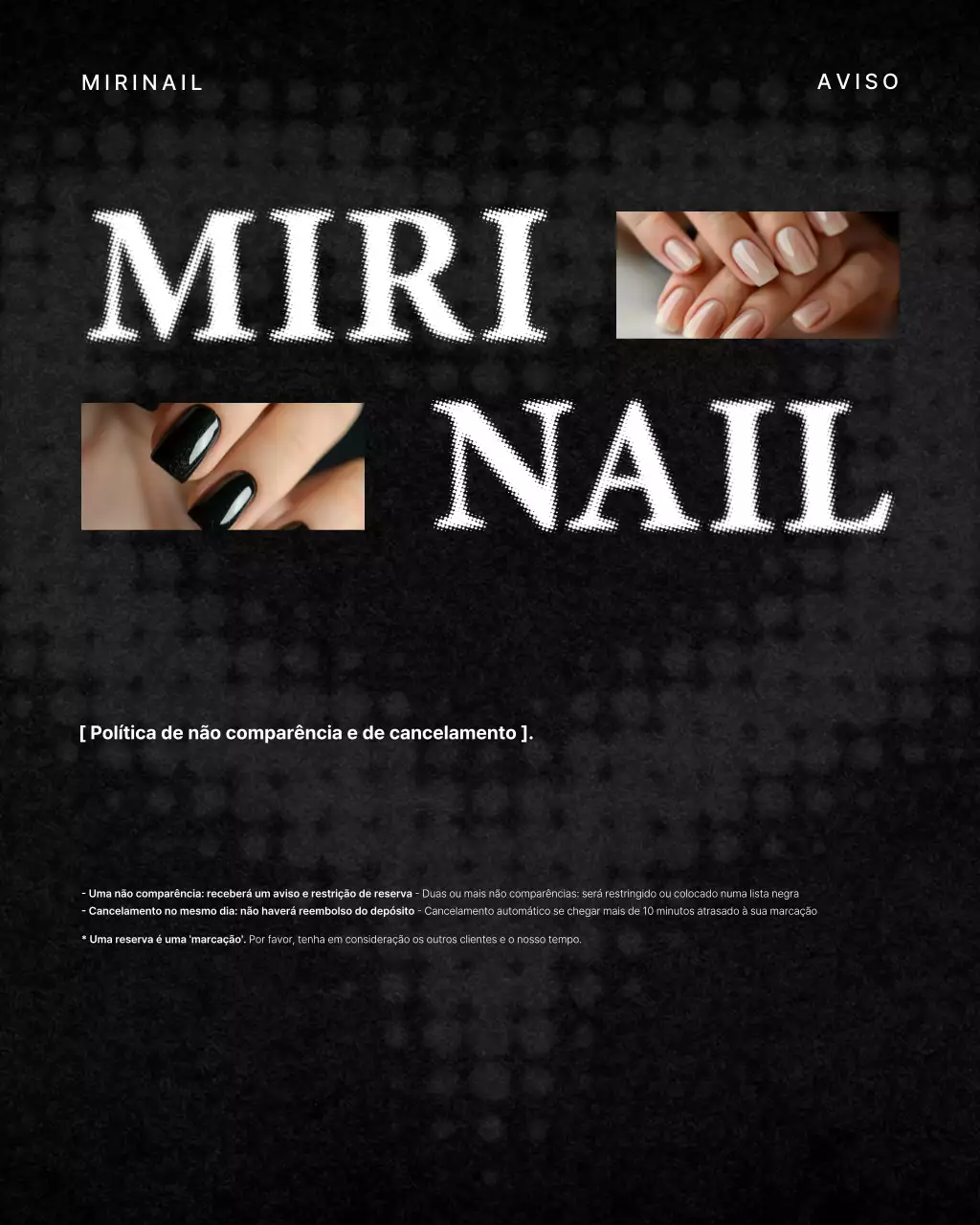 Guia de Nail Art Moderna Preta