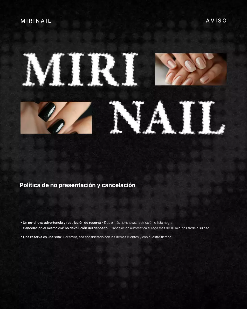 Guía de diseño moderno de uñas negras
