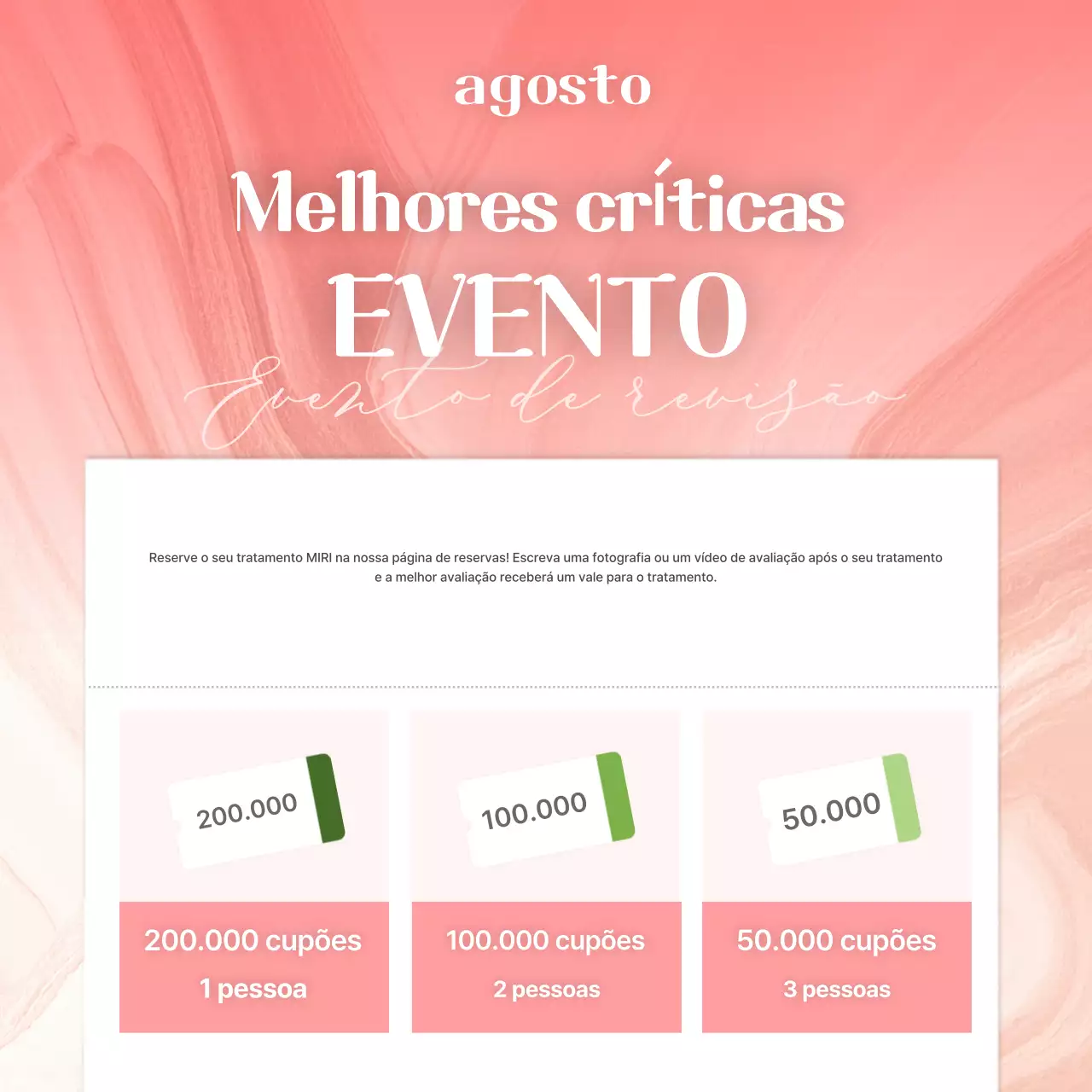 Guia de Eventos Pink Simple