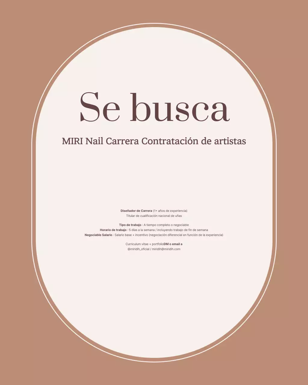 Promoción de arte de uñas moderno marrón