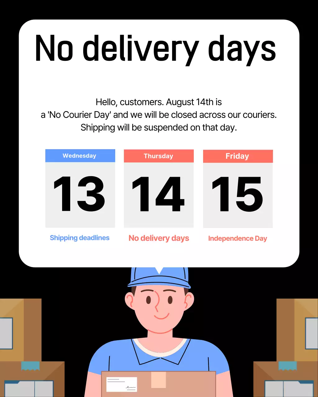 Informações sobre o cronograma de entrega do Black Simple