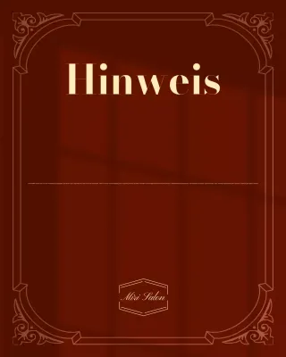 Brown Vintage Reservierungsinformationshinweis