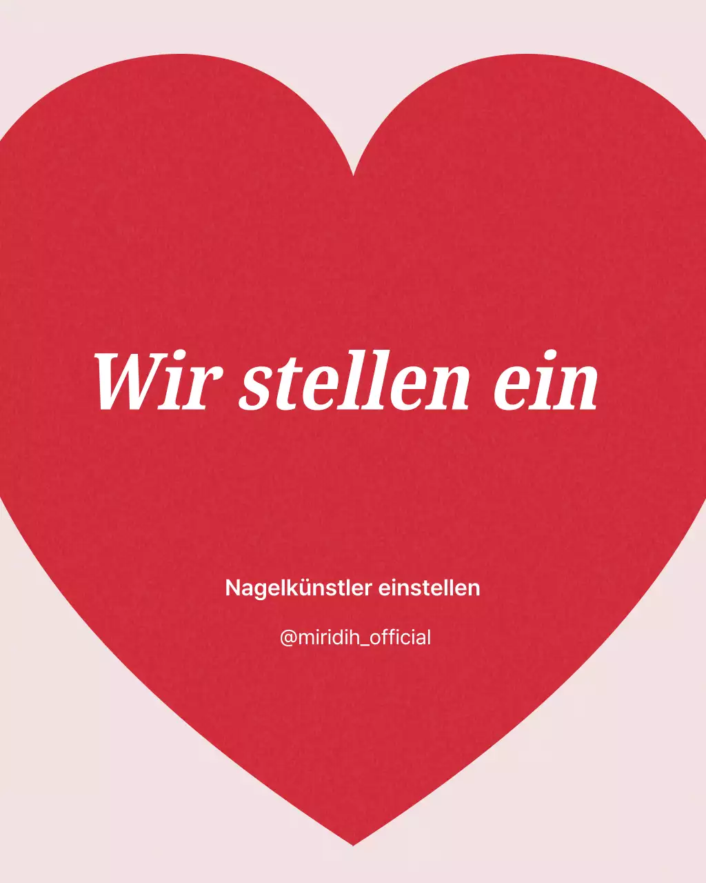 Rote Moderne Nagelstudio-Aktion