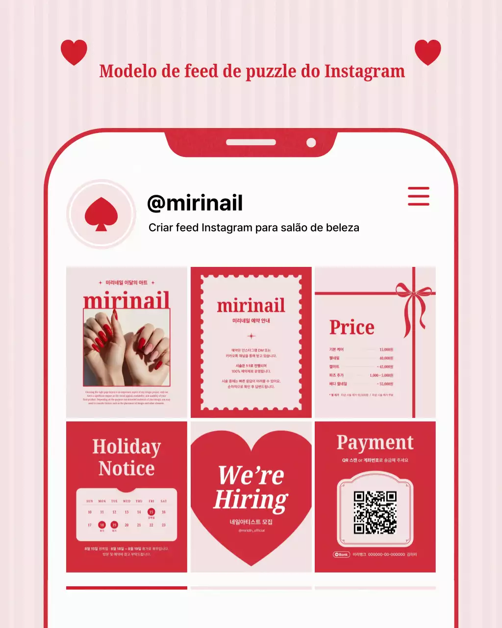 Promoção Red Modern Nail Shop