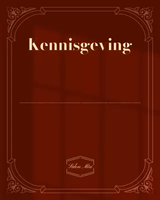 Informatiebericht over reserveringen in Brown Vintage