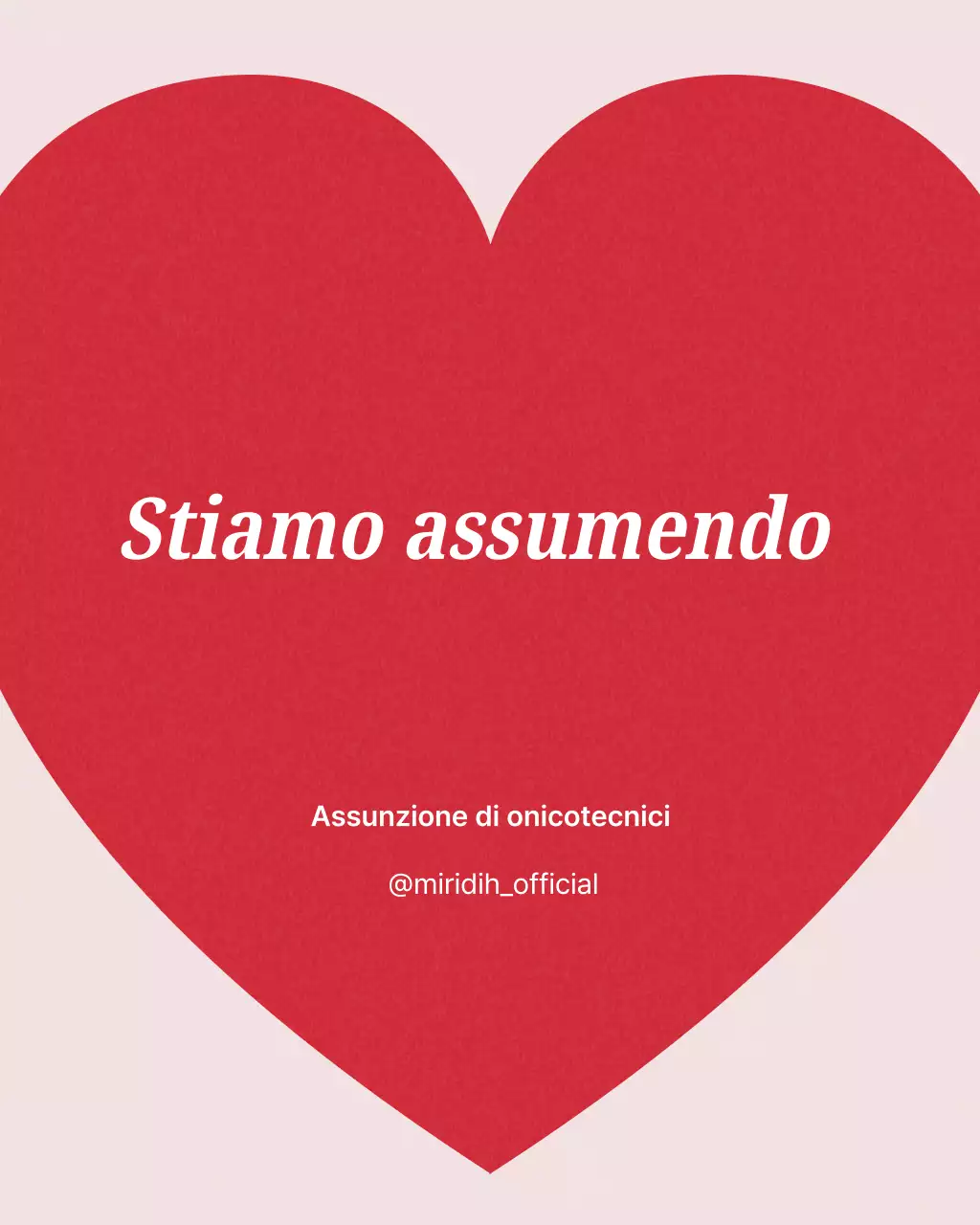 Promozione Red Modern Nail Shop