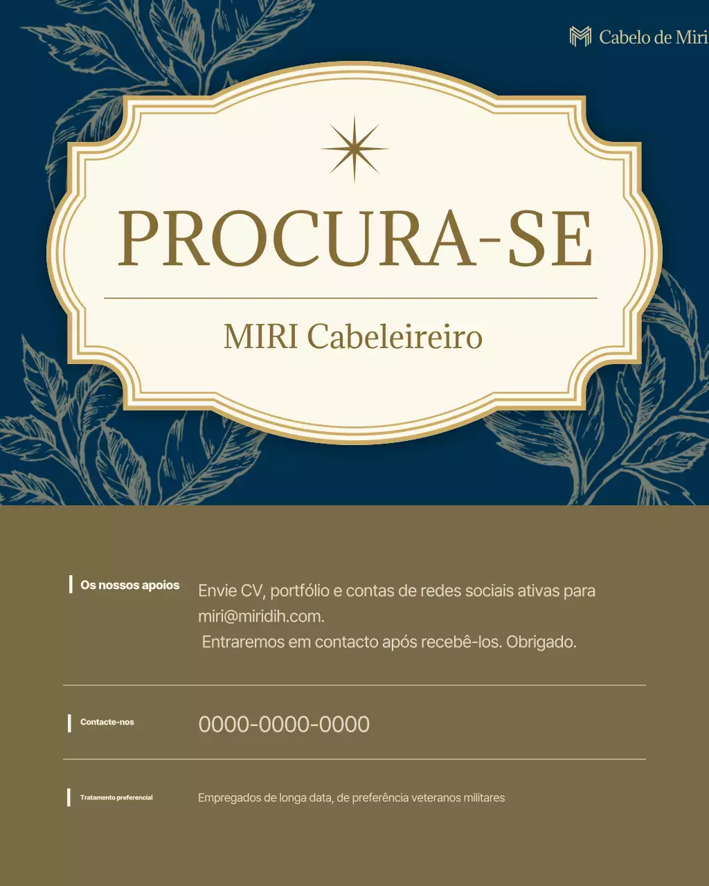 Recrutamento de beleza clássica da Marinha