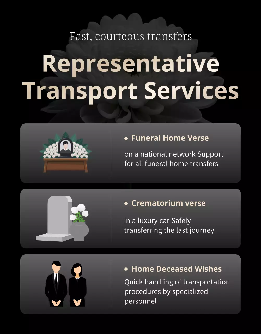 propaganda funerária profissional negra