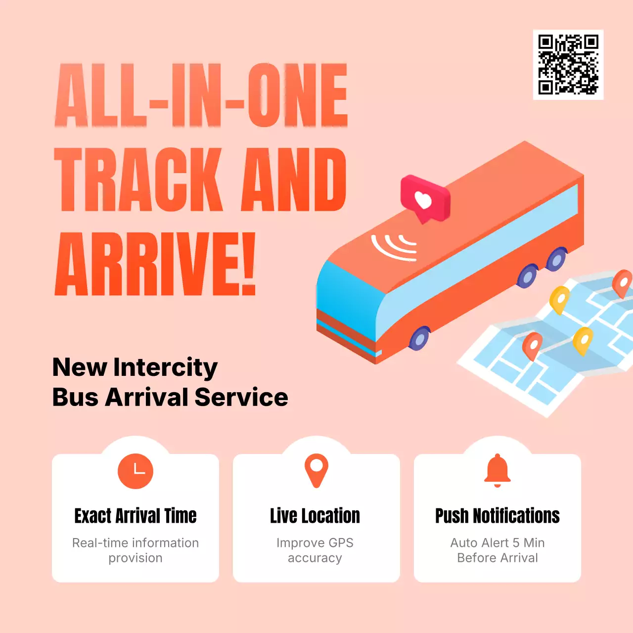 orange modern transport promotion