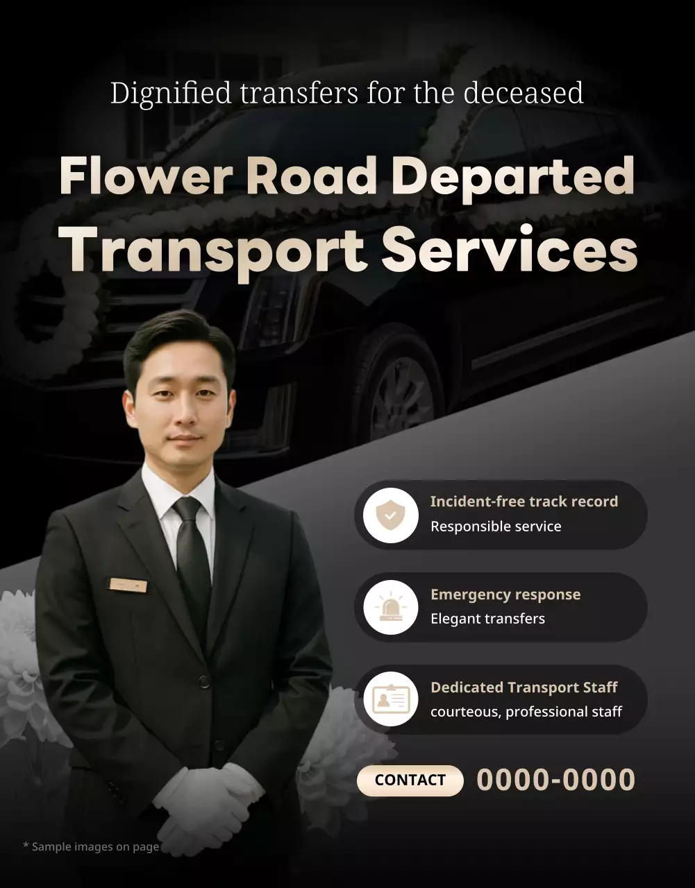 iklan pemakaman profesional kulit hitam