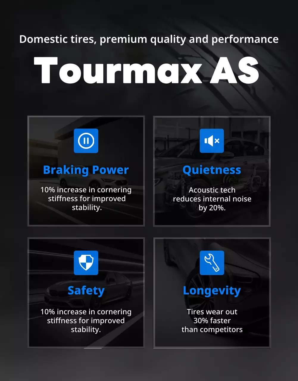 blue modern SUV advertisement