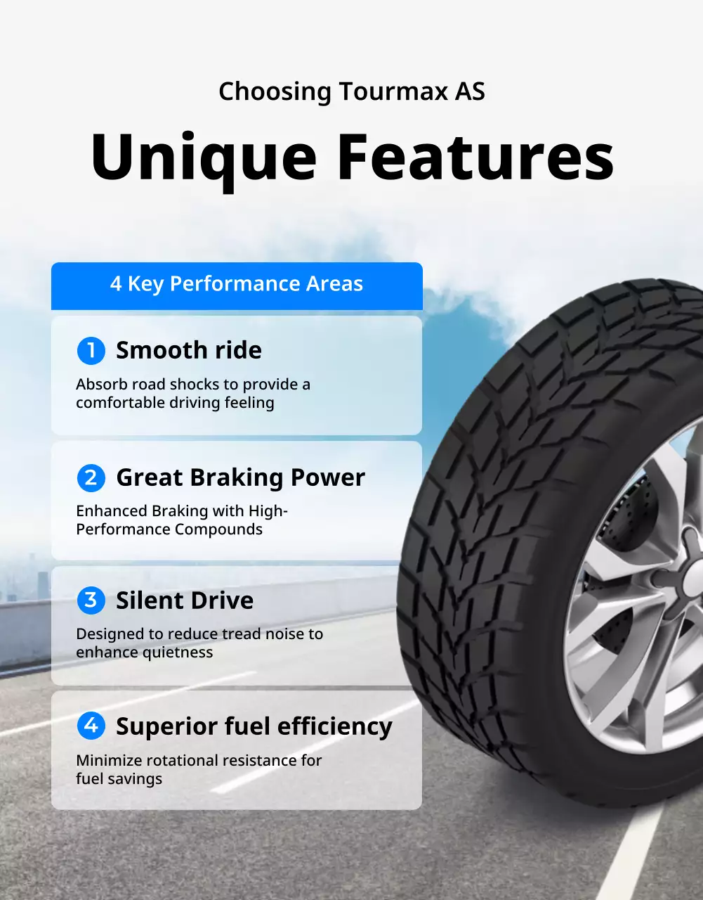 blue modern SUV advertisement