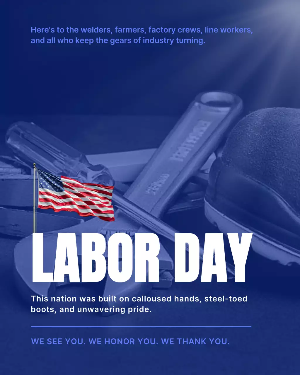 Labor Day Instagram Post