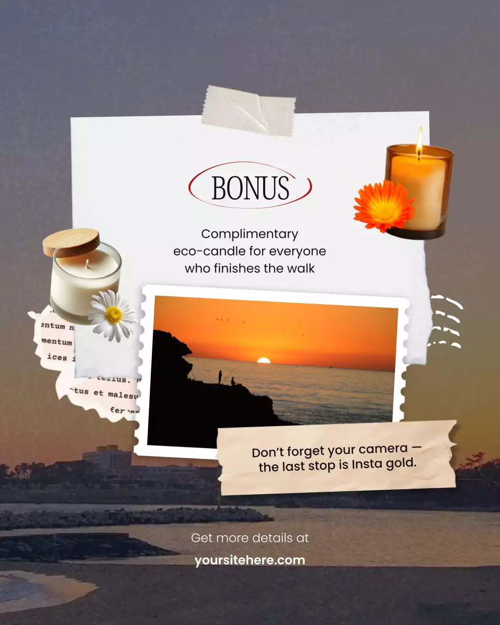 Beige and White Scrapbook Collage Labour Day Travel Instagram Carousel Post