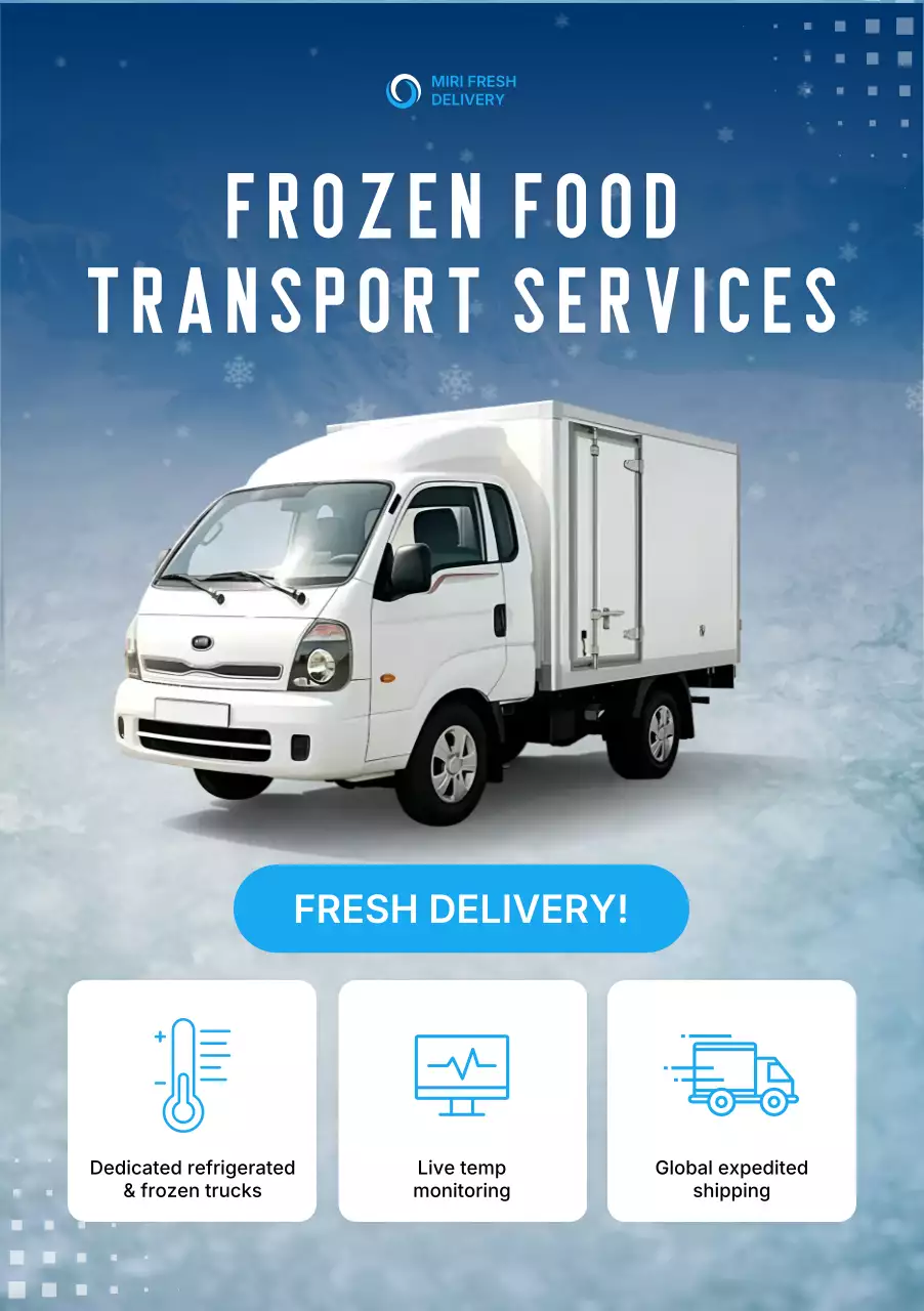 iklan transportasi modern berwarna biru