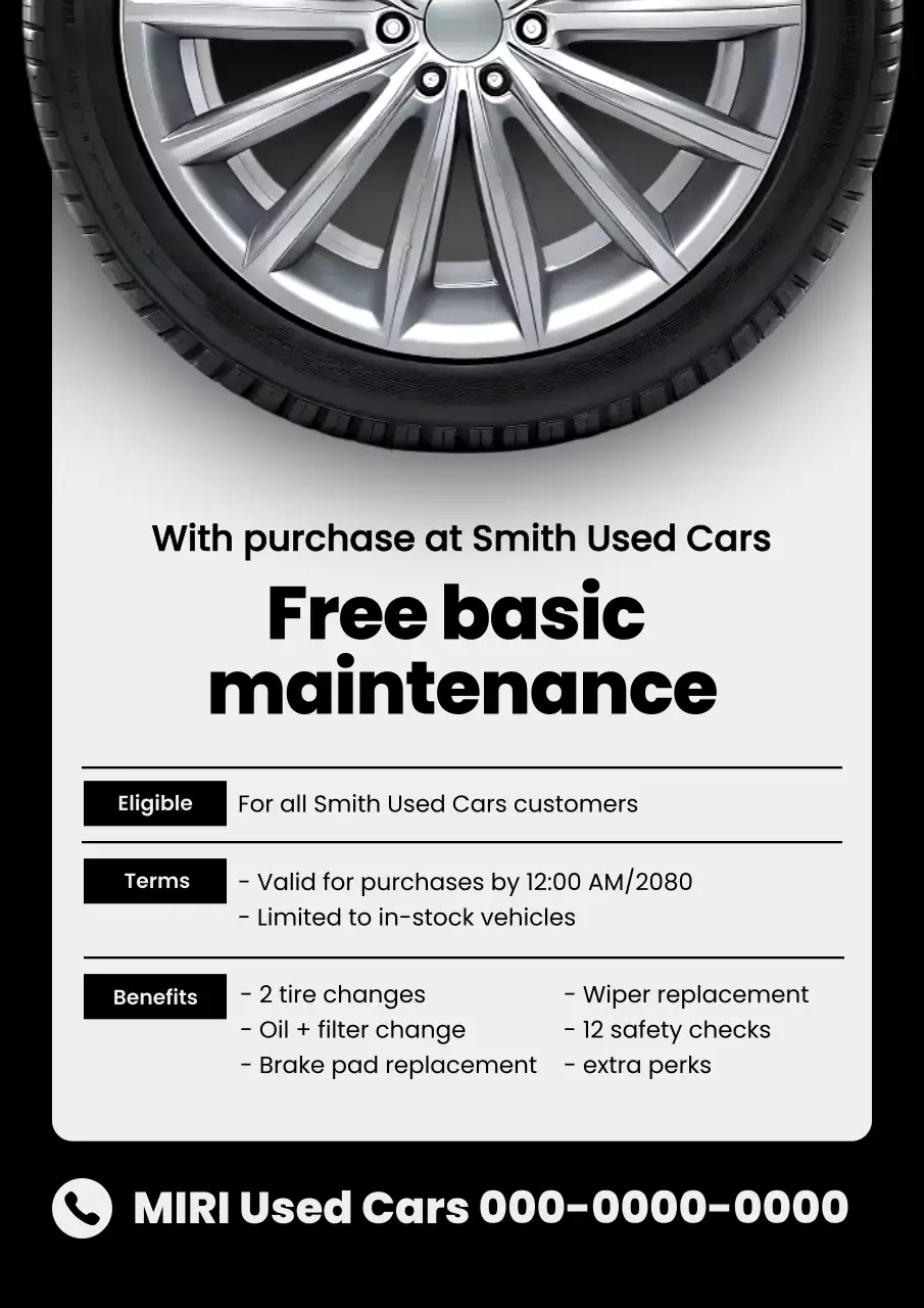 black modern car promotion