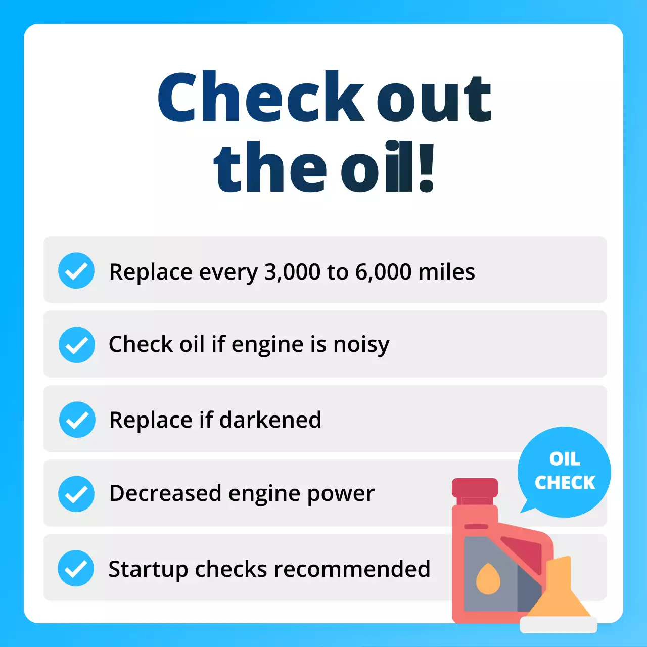 blue modern car maintenance guide