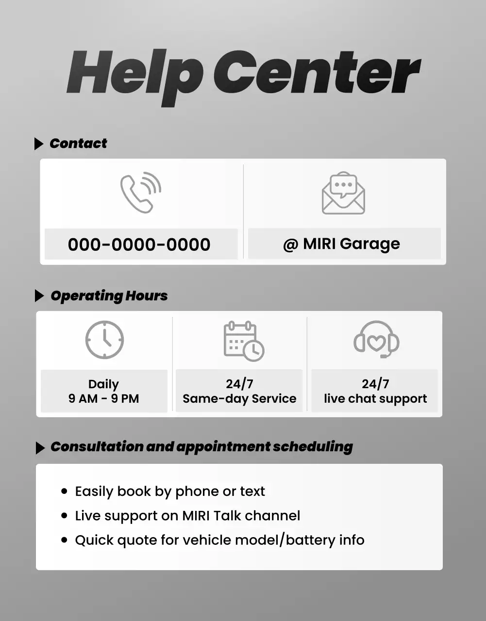 red modern battery advertisement