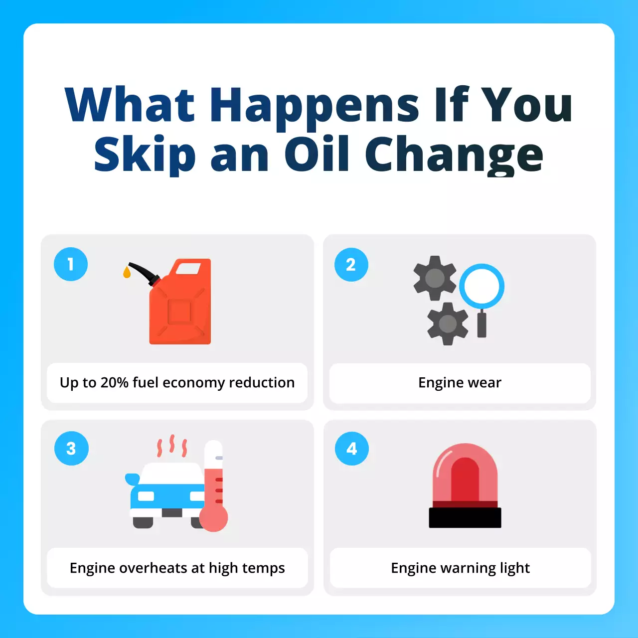 blue modern car maintenance guide