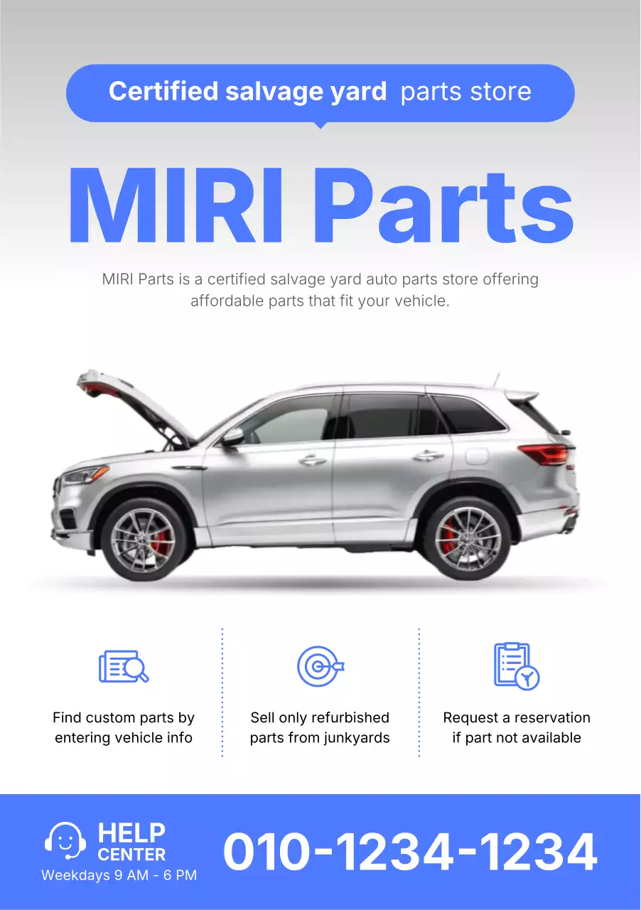 iklan otomotif modern berwarna abu-abu