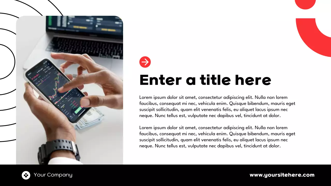 Blue Modern Financial Report Presentation