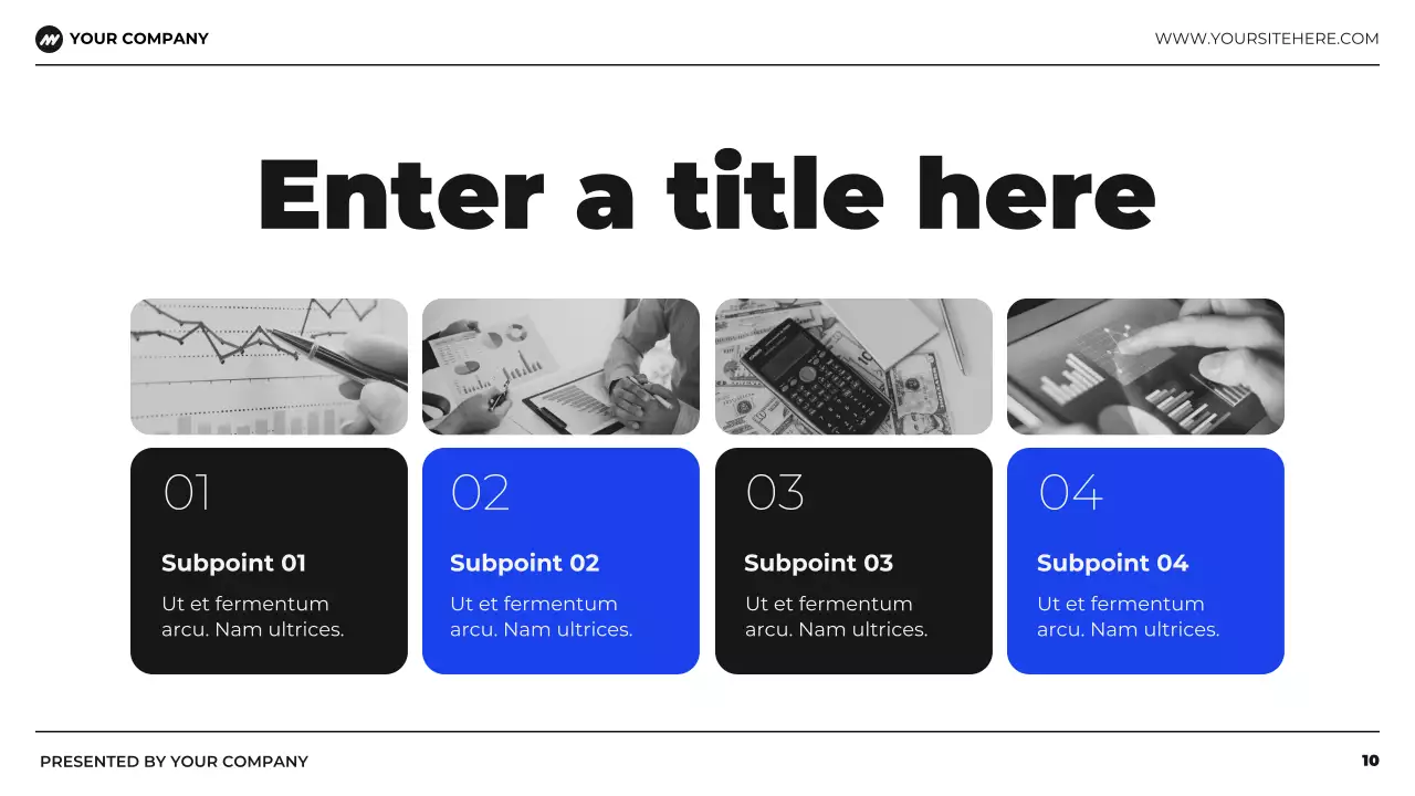 Presentasi Panduan Keuangan Modern Biru