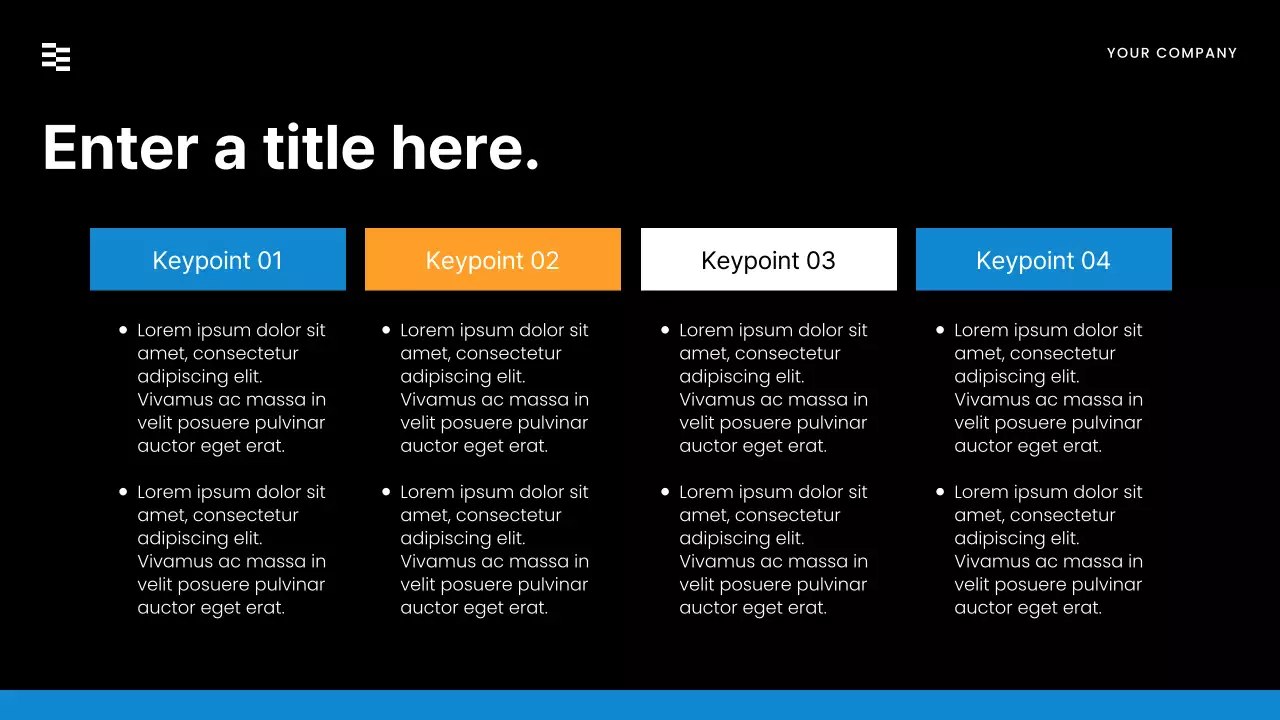 Black Modern Sales Presentation