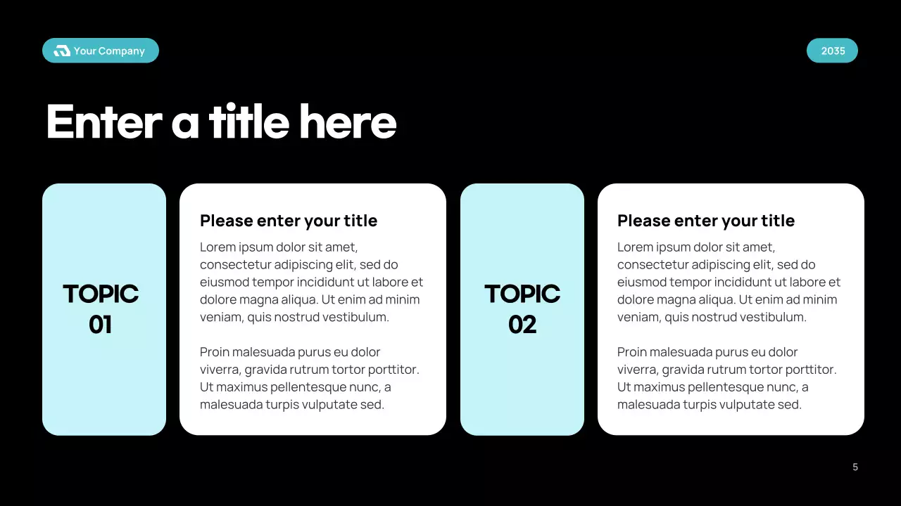 Black Modern Finance Planner Presentation