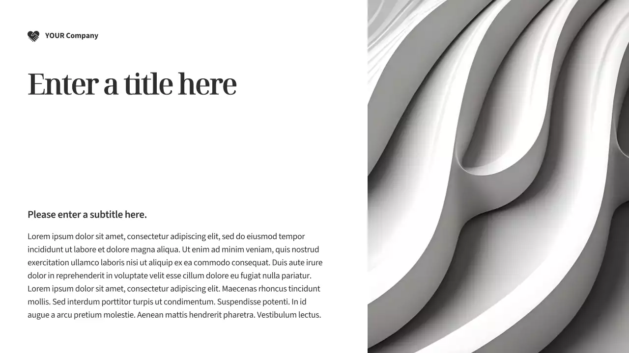 Silver Modern Fundraising Document Presentation