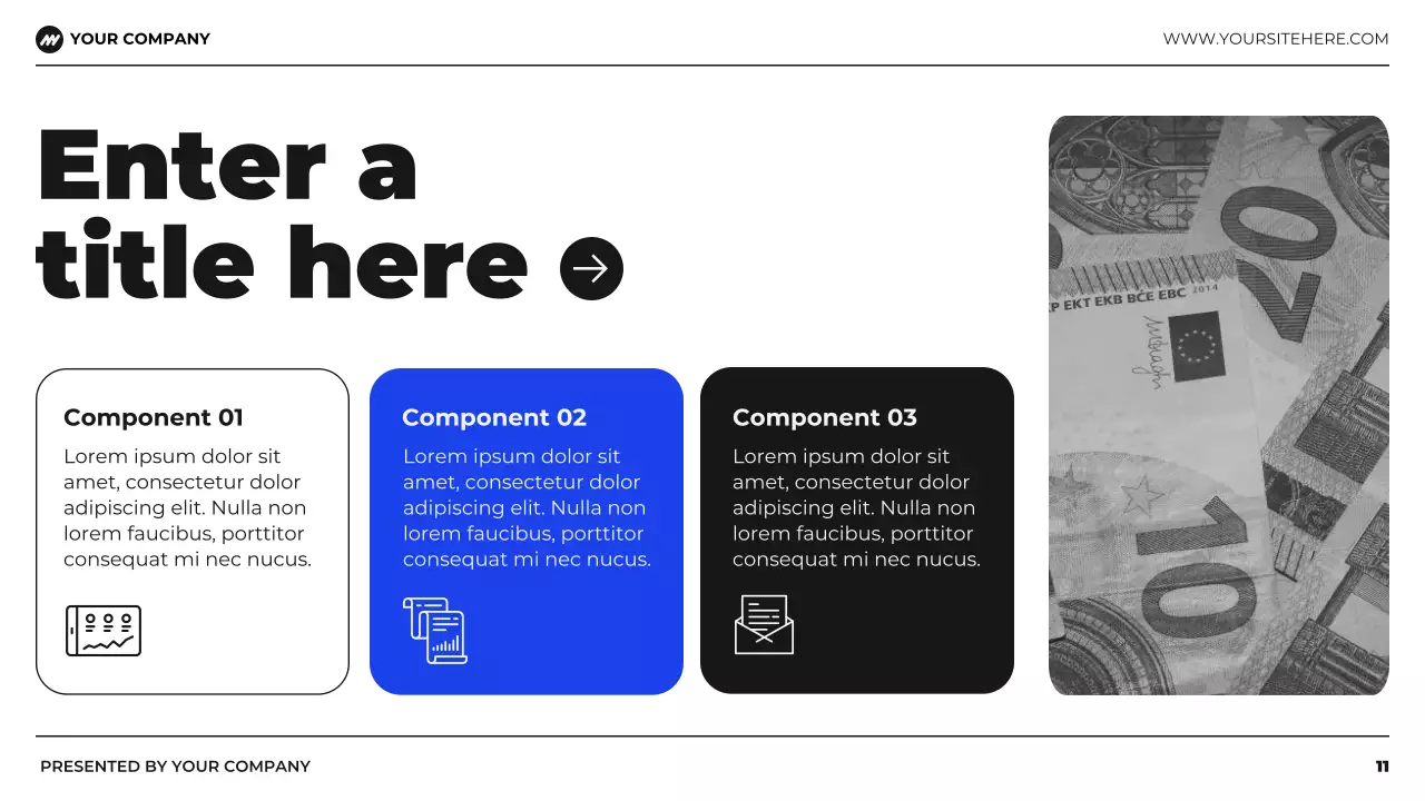 Presentasi Panduan Keuangan Modern Biru