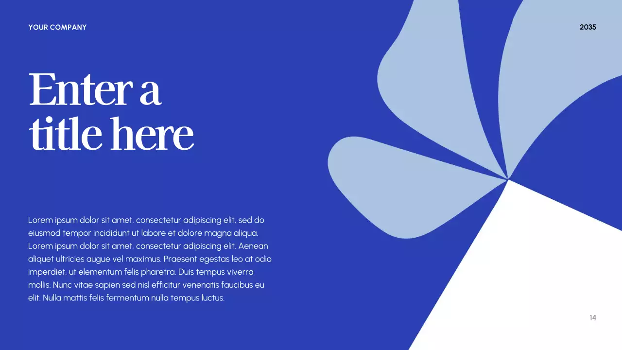 Blue Modern Budget Planner Presentation