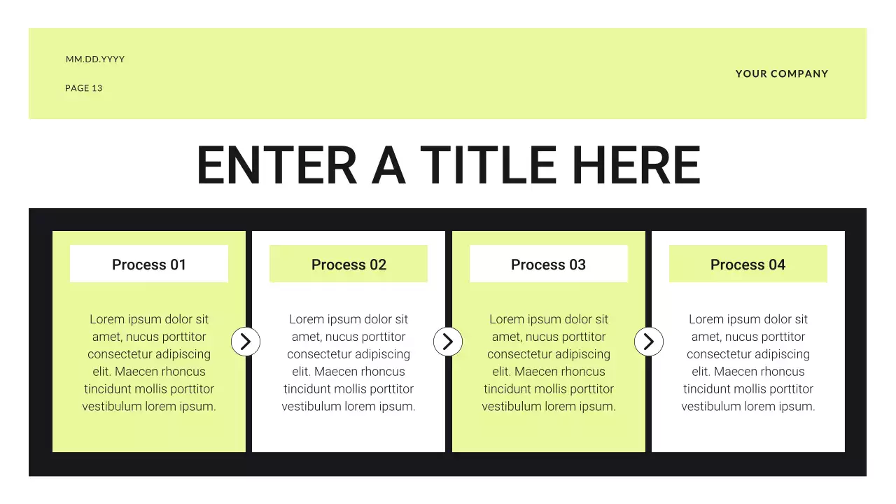 Black Modern Budget Planner Presentation