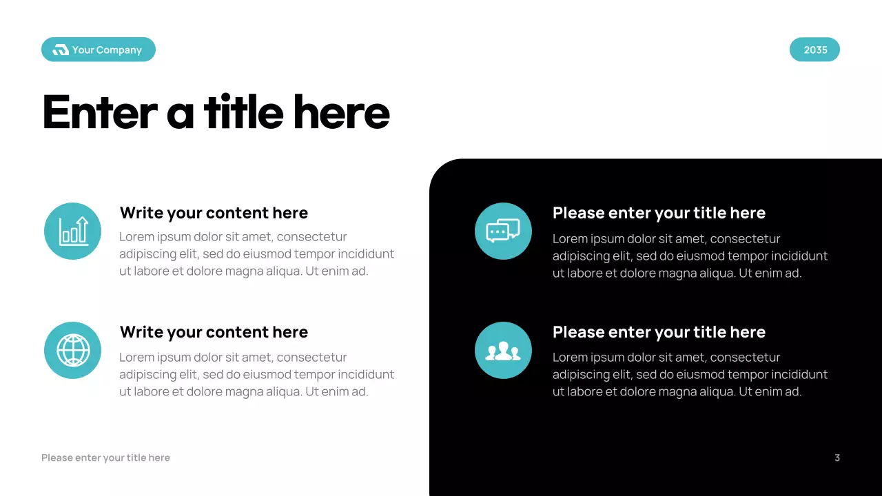 Black Modern Finance Planner Presentation