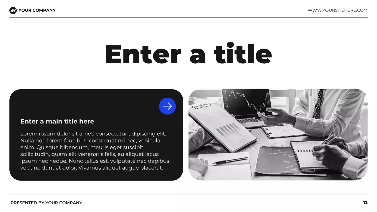 Presentasi Panduan Keuangan Modern Biru