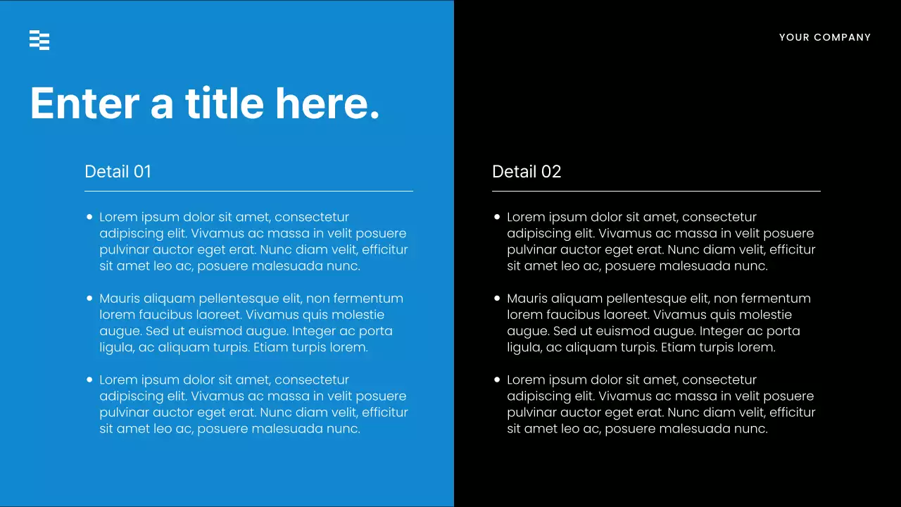 Black Modern Sales Presentation