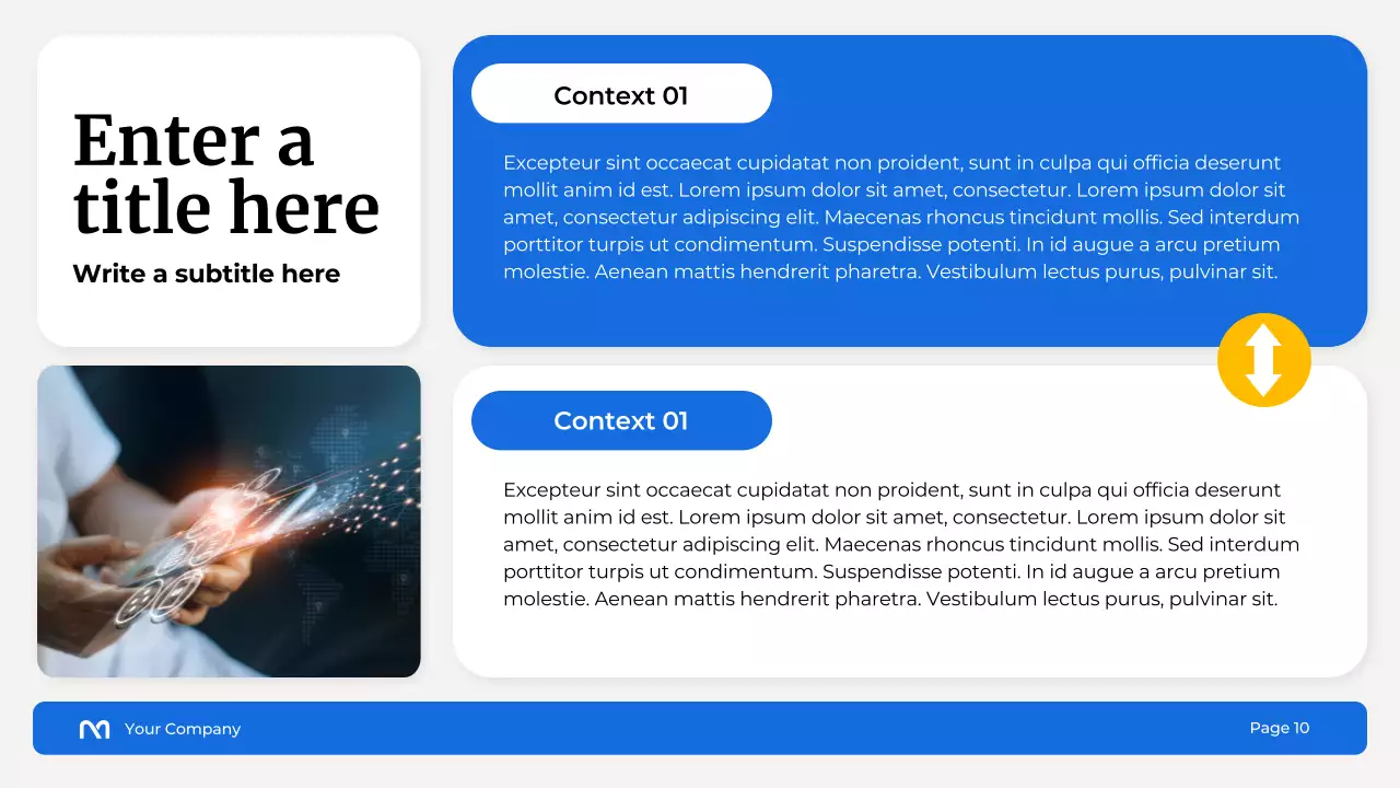 Blue Modern Finance Promotion Presentation