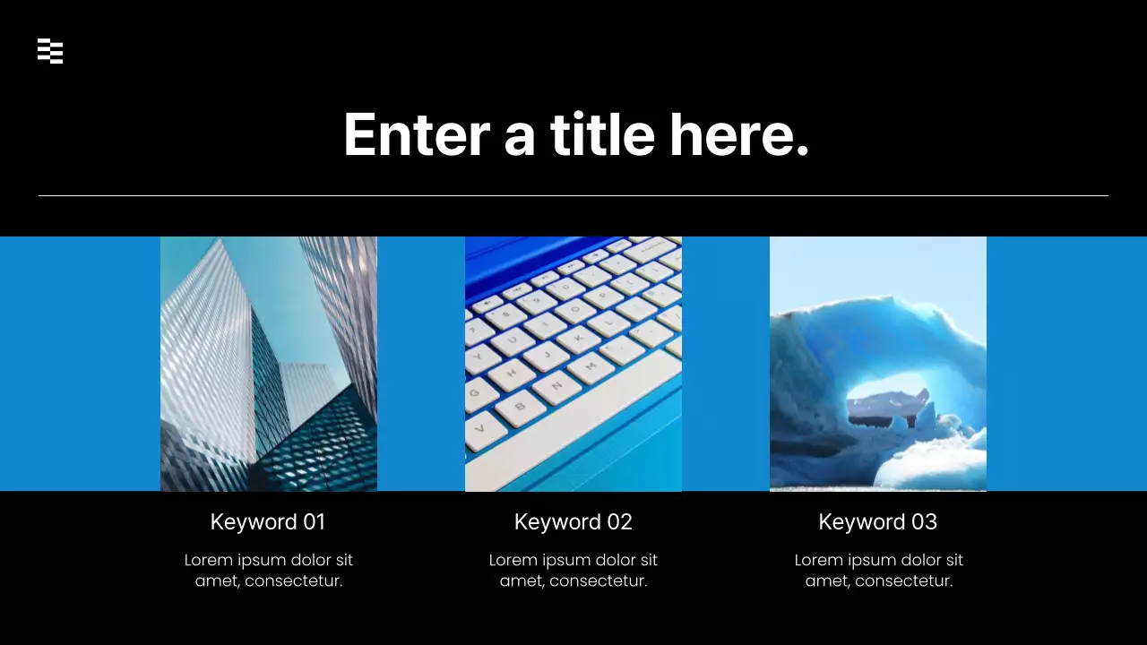 Black Modern Sales Presentation