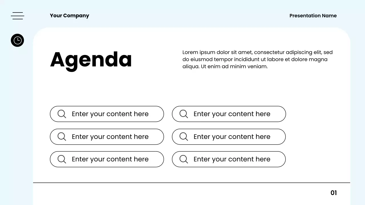 Blue Minimal Budget Planner Presentation