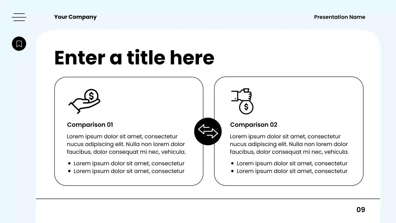Blue Minimal Budget Planner Presentation