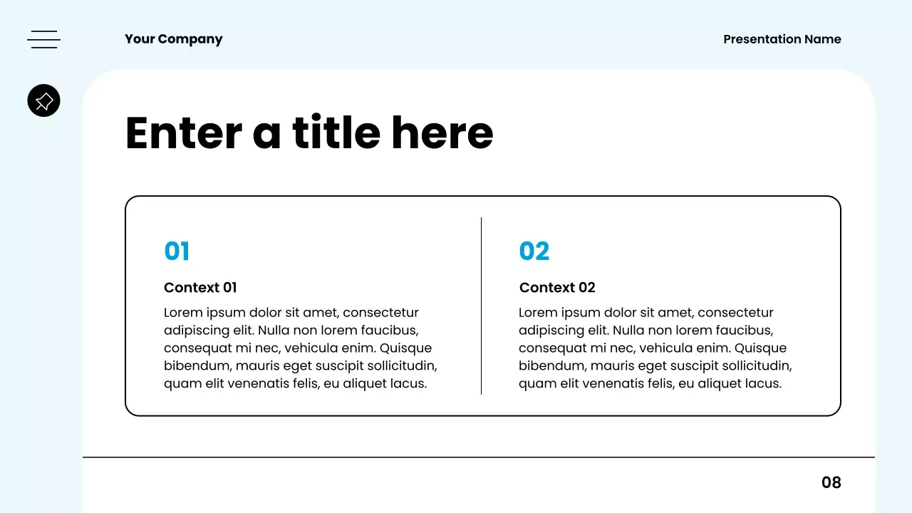 Blue Minimal Budget Planner Presentation