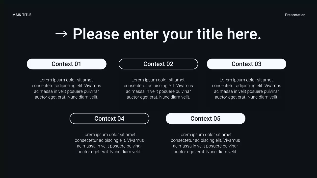 Black Modern Sales Presentation