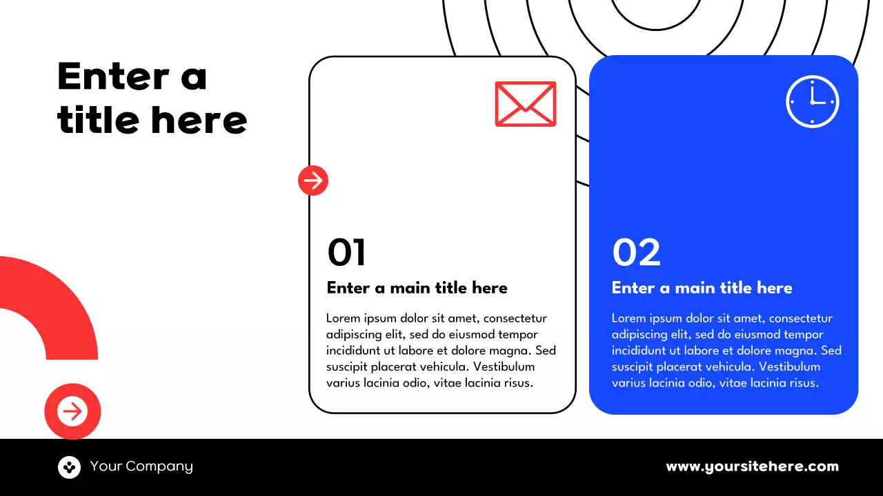 Blue Modern Financial Report Presentation