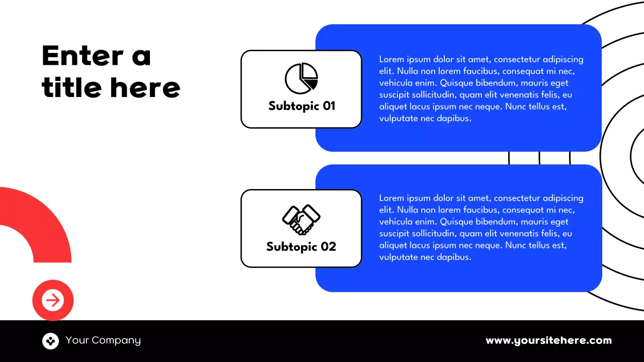 Blue Modern Financial Report Presentation