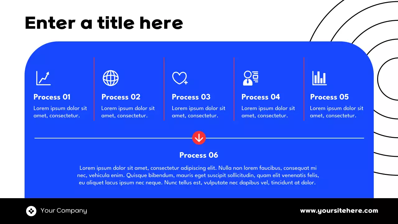 Blue Modern Financial Report Presentation