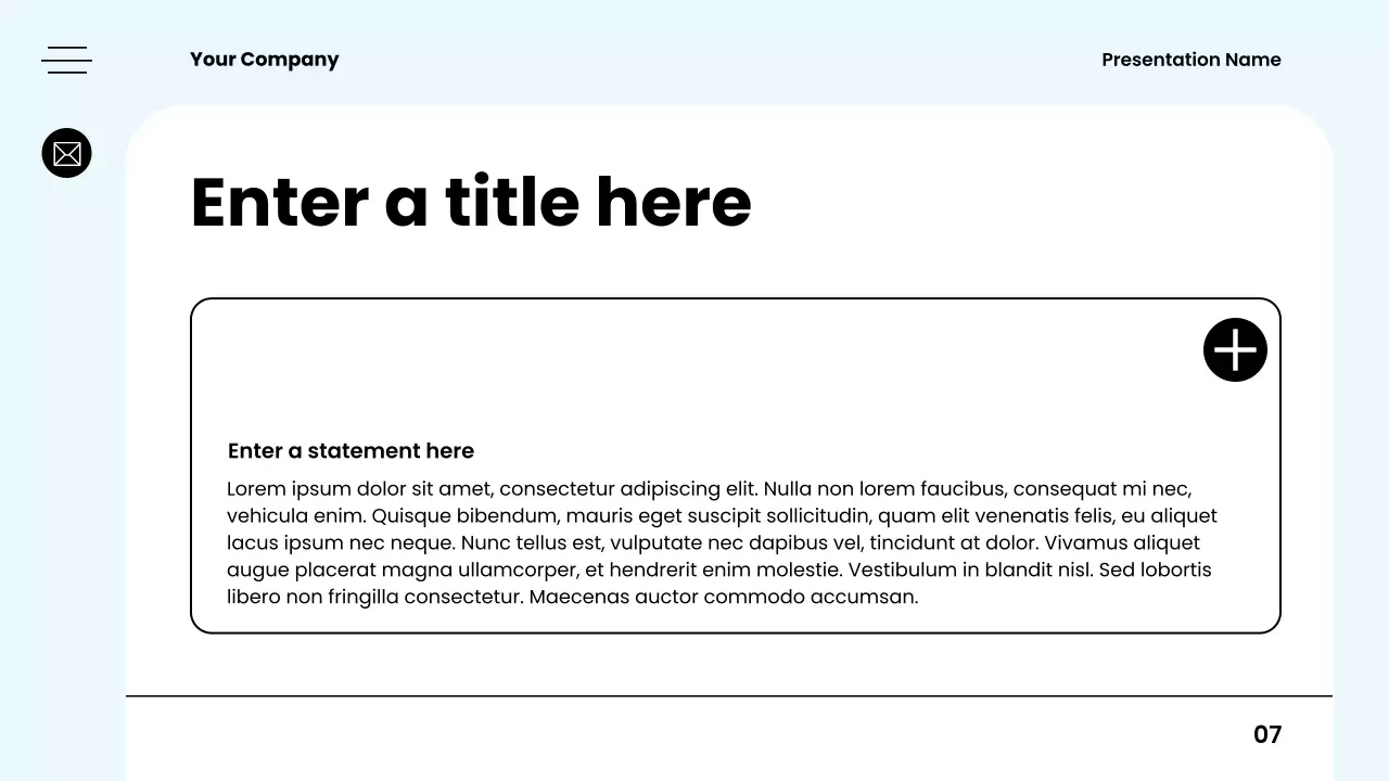 Blue Minimal Budget Planner Presentation