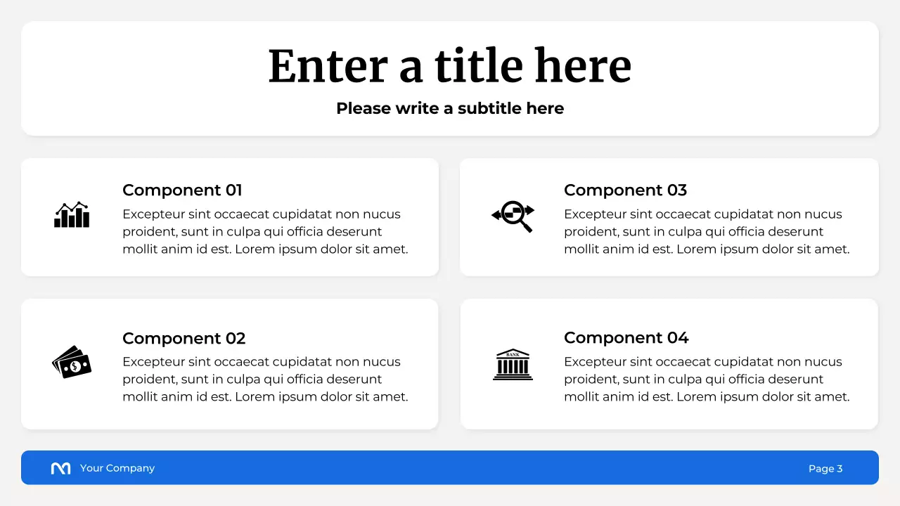 Blue Modern Finance Promotion Presentation