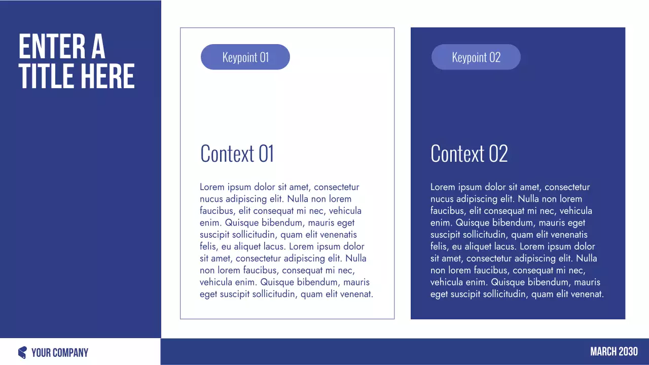 Blue Professional Finance Planner Presentation